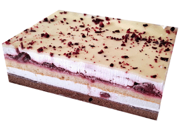 Biezpiena kūka ar ķiršiem PELLIJA 350g - 3