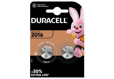 Baterijas DURACELL 2016 2gab.
