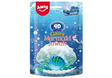 Želejas konfektes Mermaid Jewels AMOS 65g
