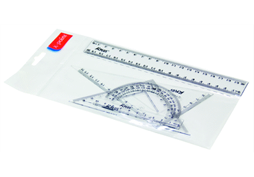 Lineālu komplekts XPOINT 20cm 4gab.