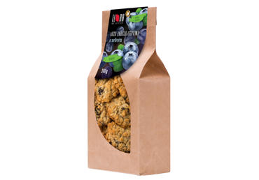 Auzu pārslu cepumi ar mellenēm FLORA 300g