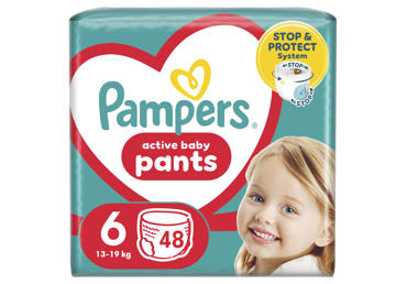 Autiņbiksītes PAMPERS Pants S6 14-19kg 48gab.