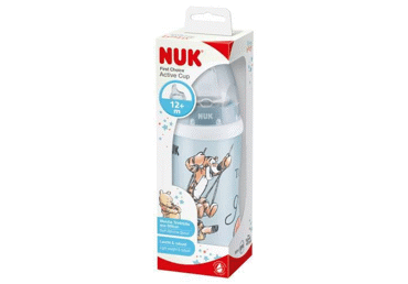 Pudelīte ar silikona snīpi NUK Disney 300ml