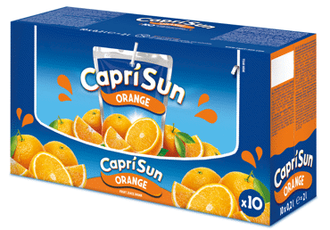 Sulas dzēriens CAPRI SUN apelsīnu 10x200ml