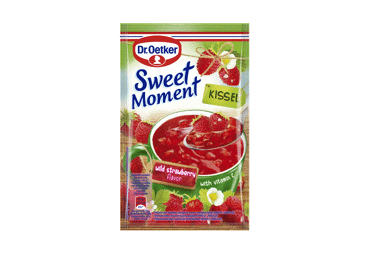 Ātri pagatavojams ķīselis meža zemeņu ar augļiem DR.OETKER