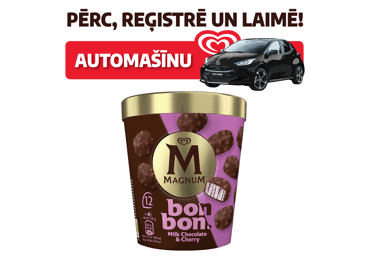 Saldējums ar šokolādes un ķiršu garšu MAGNUM 168g - 1