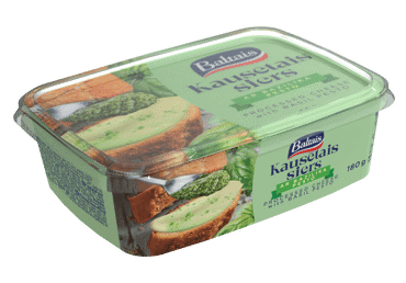 Kausētais siers BALTAIS ar bazilika pesto mērci 180g