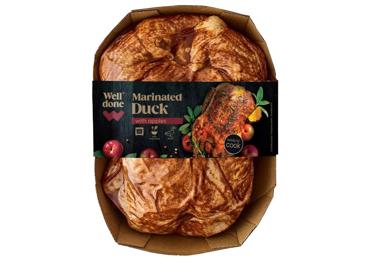 Marinēta pīle ar āboliem WELL DONE fas.