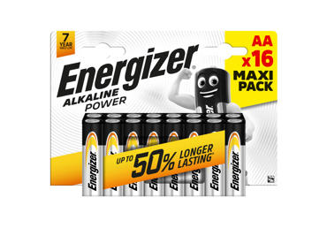 Baterijas ENERGIZER Alkaline AA 16gab.