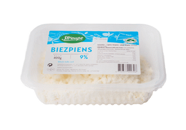 Biezpiens STRAUPE 9% 400g