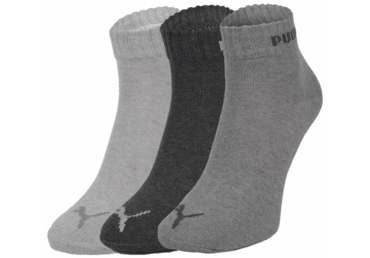 Sporta zeķes(Quarter)PUMA 3pāri 43/46 pelēks - 2