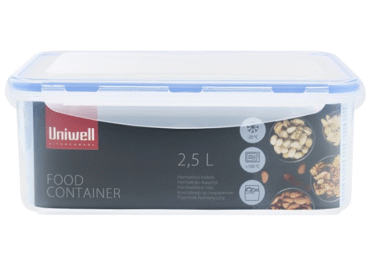 Hermētiska uzglab.kastīte UNIWELL 2500ml