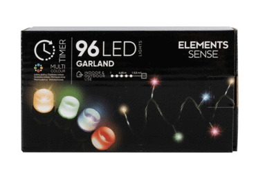 Elektriskā virtene 96LED daudzkrāsu ELEMENTS