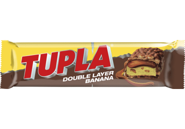 Šokolādes batoniņš TUPLA Banana ar banānu garšu 48g