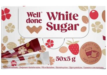 Baltais cukurs WELL DONE 50x5g
