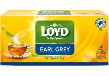 Melnā tēja LOYD Earl Grey 25x2g