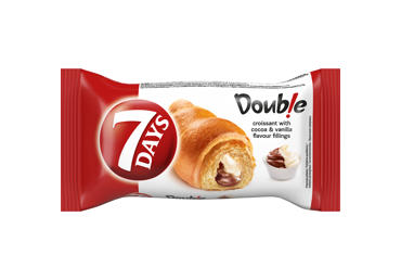 Kruasāns 7DAYS DOUBLE vaniļas-kakao 60g