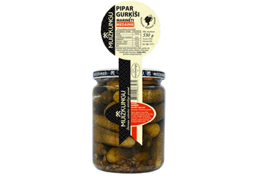 Pipargurķīši MUIŽKUNGU medainie 530g