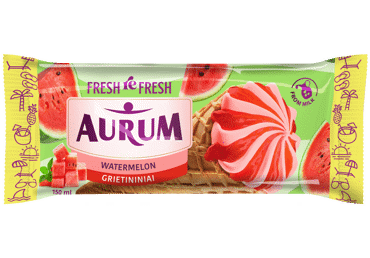Saldējums AURUM ar arbūzu garšu 98g