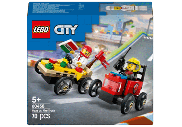 Konstruktors LEGO Picu un ugunsdzēšamais auto 60458
