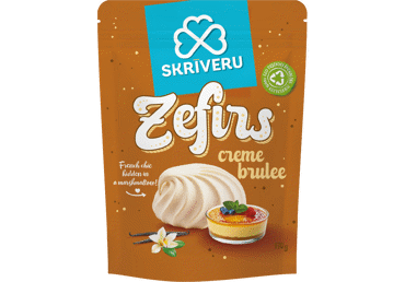 Zefīrs ar krēma brulē garšu SKRĪVERU 170g