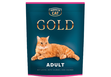 Sausā kaķu barība Perfecto Cat Gold lasis.800g
