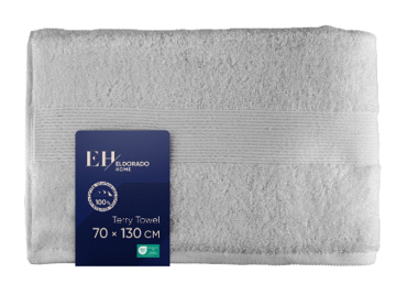 Frotē dvielis 70x130cm pelēks