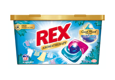 Veļas mazgājamās kapsulas REX Lotus Universal 13m.r.