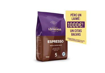 Kafijas pupiņas LOFBERGS Espresso 1kg - 1