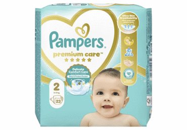 Autiņbiksītes PAMPERS Premium Care S2 4-8kg 23gab - 1