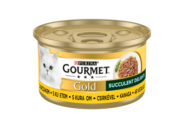 Kaķu konservi GOURMET GOLD Succulent Delights vistas 85g