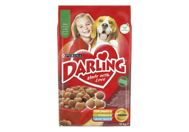Sausā suņu barība DARLING (liellopu)10kg