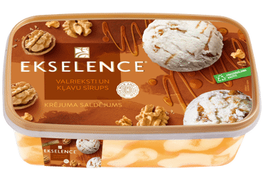 Saldējums EKSELENCE valriekstu-kļavu sīrupa 480g