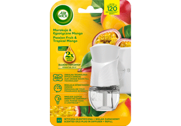 Elektriskais gaisa atsvaidzinātājs AIRWICK Mango & Passion Fruit 19ml