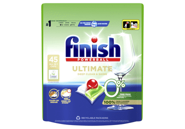 Trauku mazgājamās kapsulas FINISH Powerball Ultimate ALLIN1 0% 45gb.