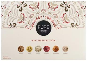 Šokolādes trifeles PŪRE Ziemassvētku 265g - 1