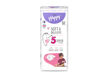 Autiņbiks.HAPPY Junior S5 11-18kg 52gab
