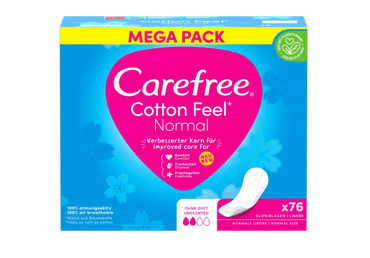 Ikdienas ieliktnīši CAREFREE Cotton 76gab.