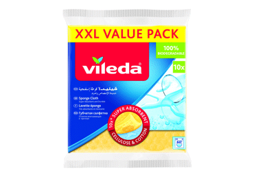 Mitrās sūkļa drānas VILEDA 10gab.