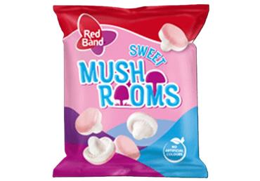 Želejkonfektes RED BAND Mushrooms 100g