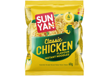 Ātri pagatavojamas nūdeles SUN YAN ar vistas garšu 60g