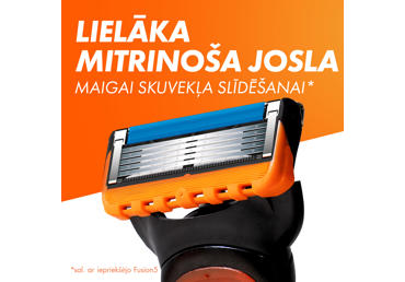 Skūš.kasetes GILLETTE FUSION 4gab. - 2