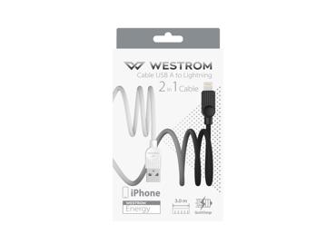 Kabelis USB-A uz Lightning WESTROM 3m