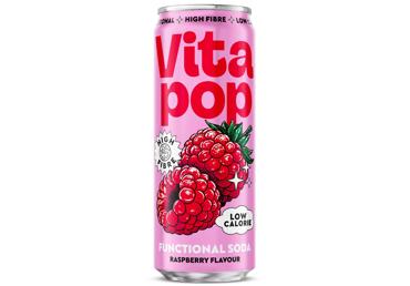 Gāzēts dzēriens VITA POP Raspberry 0,33L D