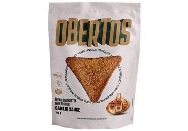 Maizes čipsi ķiploku garšu Obertos 100g