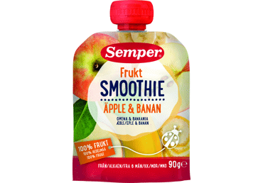 Smūtijs SEMPER ābolu banānu 6+ 90g