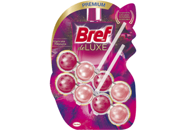 Tualetes bloks BREF DeLuxe Magnolia2x50g