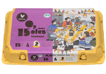 Kūtī dētas olas S/M OLUKSNE 15gab. - 1