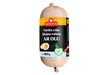 Vārīta cāļa rulete ar olu ĶEKAVA 380g