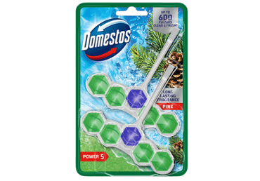 Tualetes atsvaidzinātājs DOMESTOS Power 5 Pine 2x50g